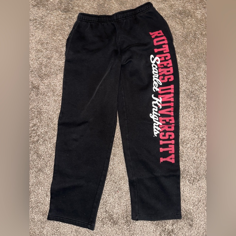 Jansport Black Rutgers University Sweatpants | Size: Mens M
